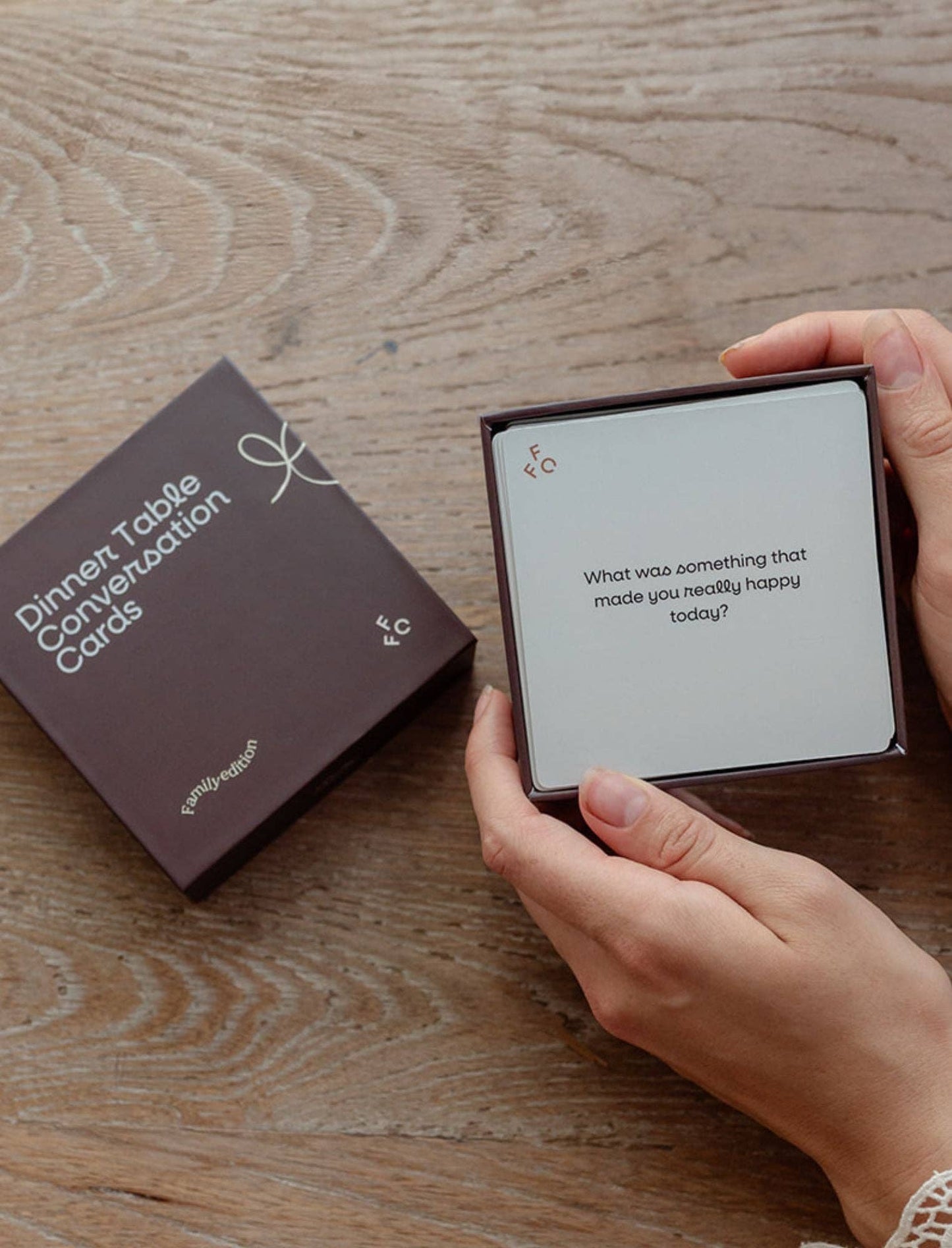 Dinner Table Conversation Cards: Family Edition