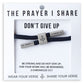 DON'T GIVE UP Cord Bracelet