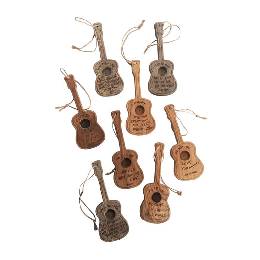 1st Edition Wooden Guitars Ornaments