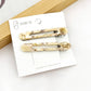 Hollow Oval Hair Clip Set
