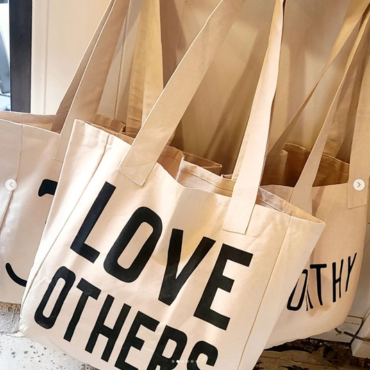 Love God | Love Others Tote Bags