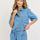 Everyday Effortless Denim Button Down Shirt