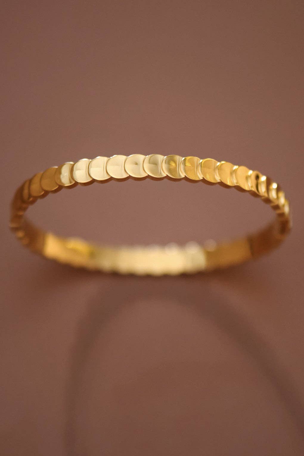 18K Gold Plated Waterproof Stainless Steel Bangle