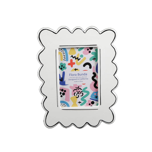 4 x 6 Wavey with Sideline Ceramic Frame - Purpose + Passion Boutique