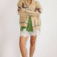 Desert Bird Knit Zip Cardigan