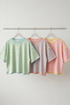 Striped Relaxed Fit Knit Tee