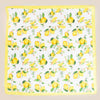 Lemons + Flowers Square Bandana Scarf
