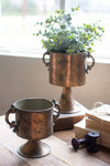 Antique Copper Finish Planter
