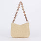 Straw Link Strap Summer Bag