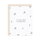 A Little Note Of Gratitude — Music Pun Thank You Card