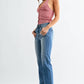 90's Stretch Straight Medium Wash Jeans