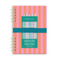Stripes Harper Split-Spiral Notebook & Pen Set