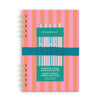 Stripes Harper Split-Spiral Notebook & Pen Set