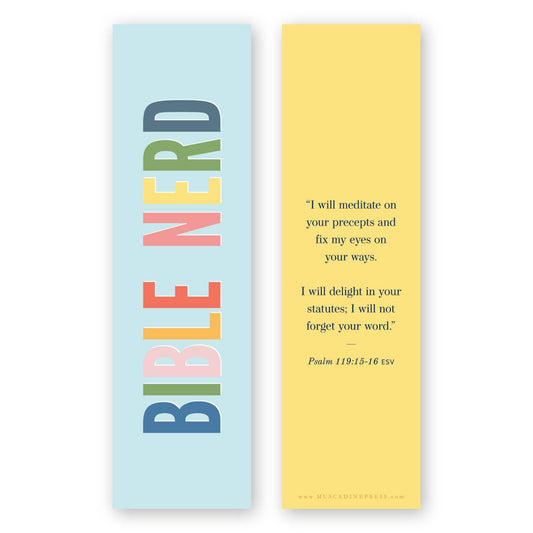 Bible Nerd Bible Verse Bookmark
