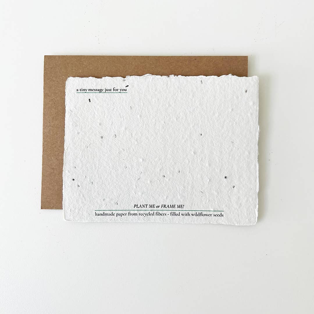 Healing: Plantable Wildflower Healing Card