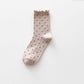 Edge Cuffs Polka Dot Stacked Socks