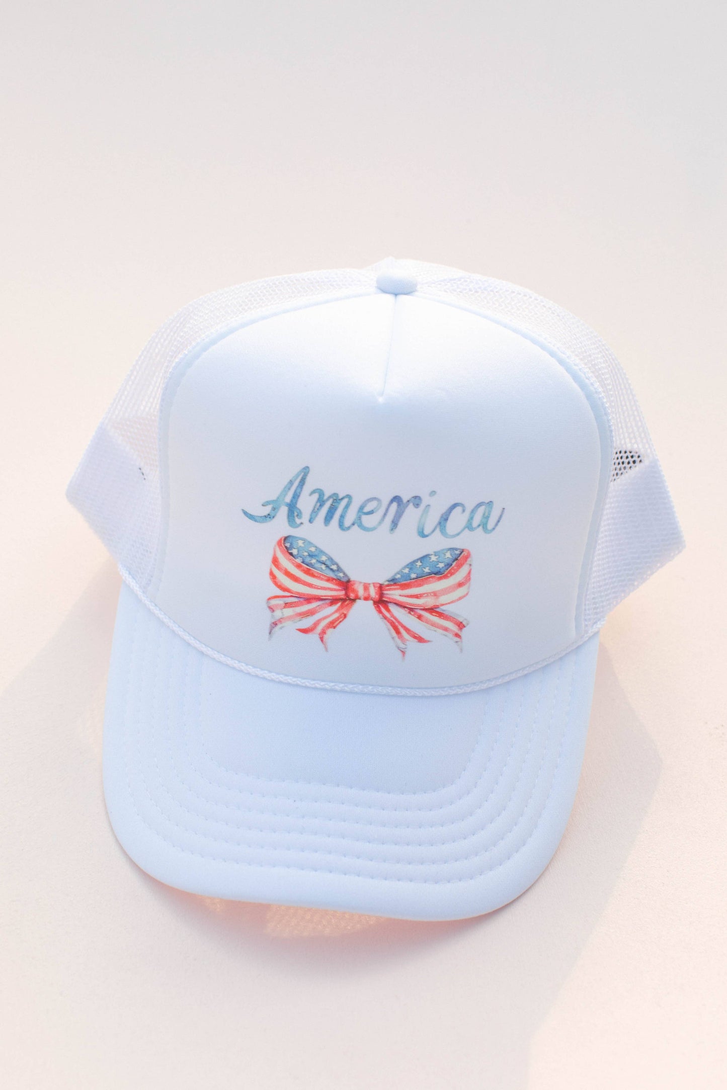 Coquette Bow America Trucker Hat