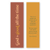 God Is Good All the Time Bible Verse Bookmark