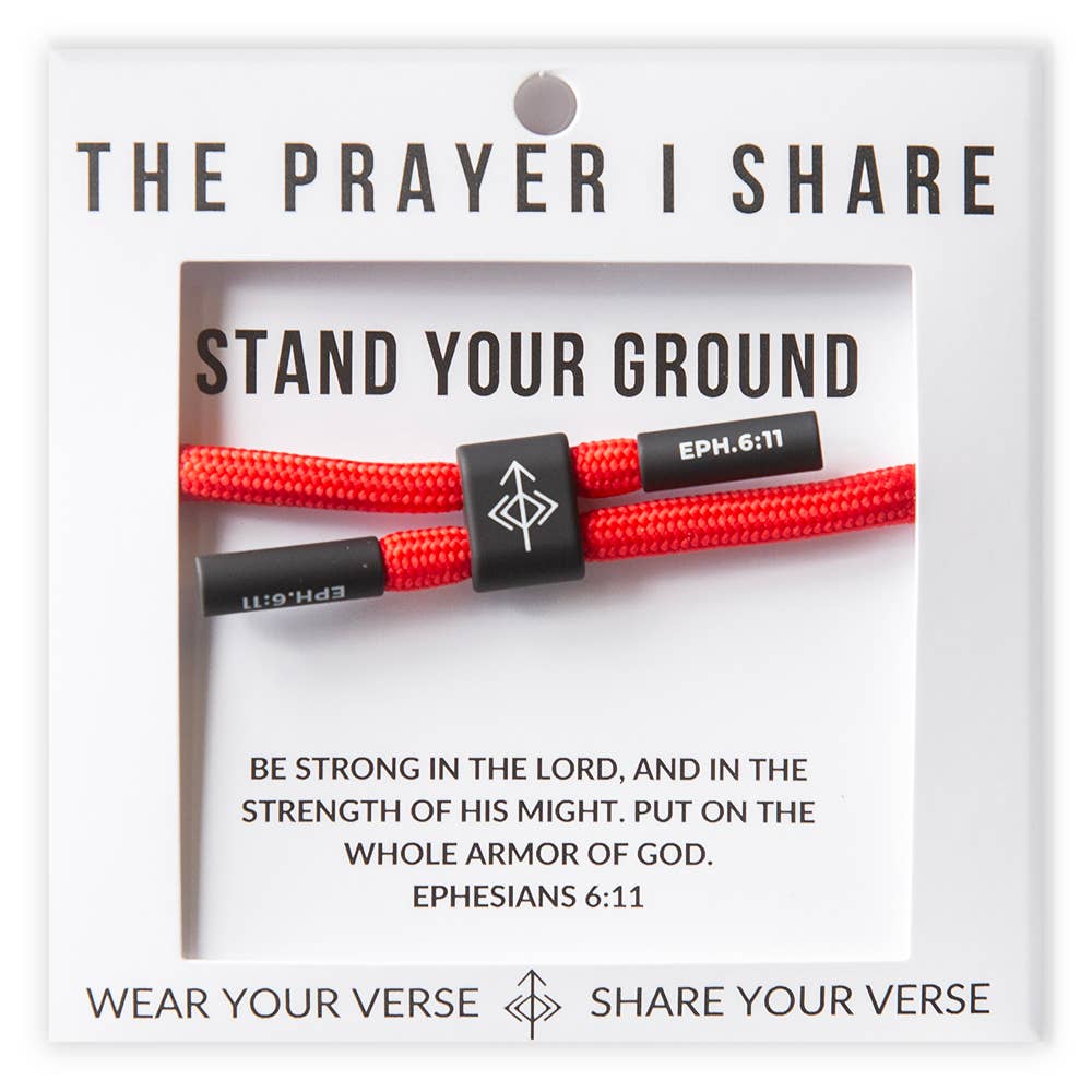 STAND YOUR GROUND Cord Bracelet