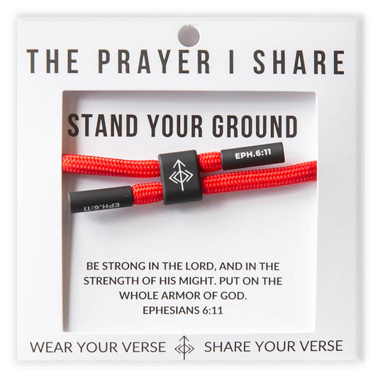 STAND YOUR GROUND Cord Bracelet