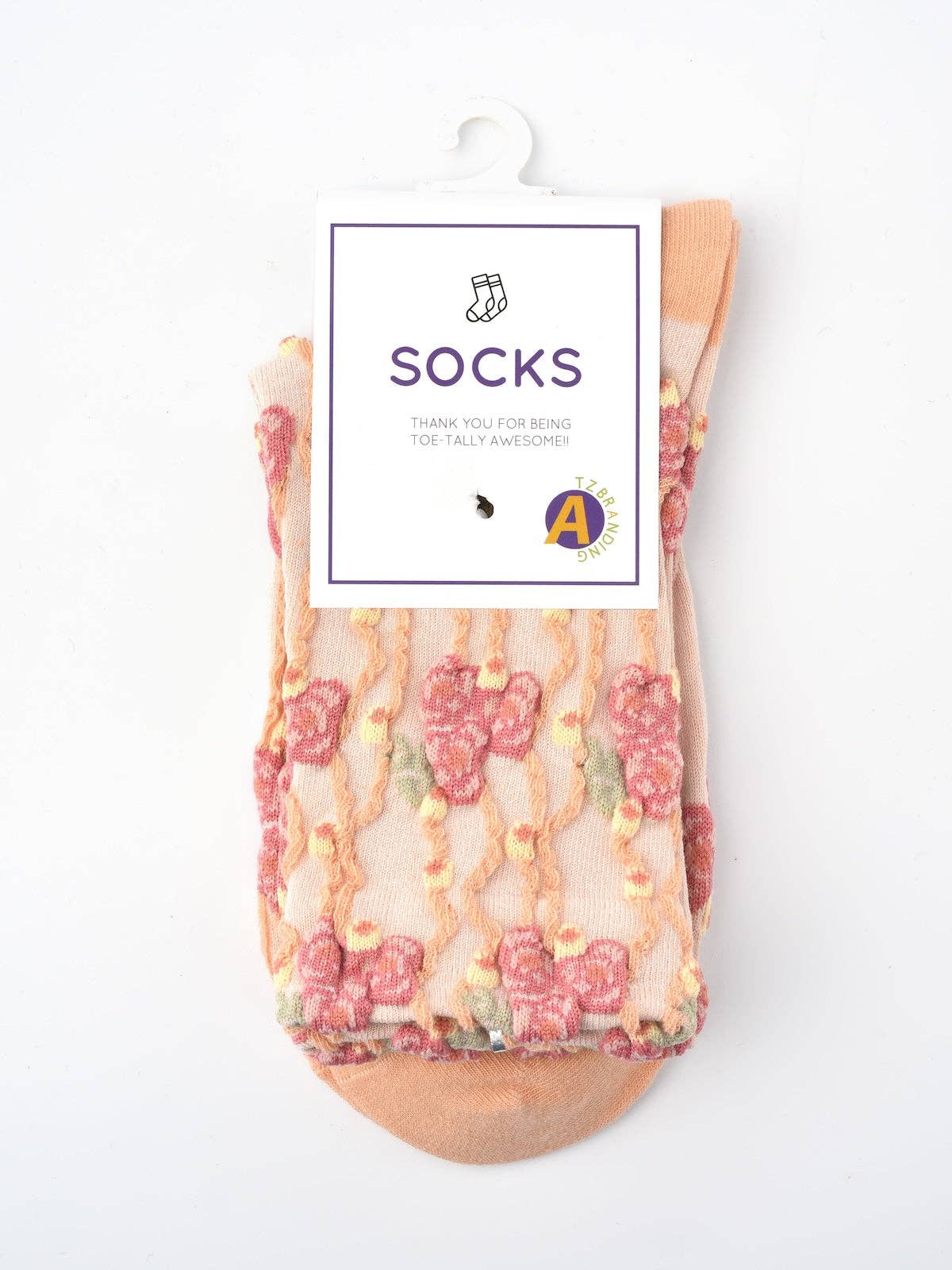 Embossed Women's Socks