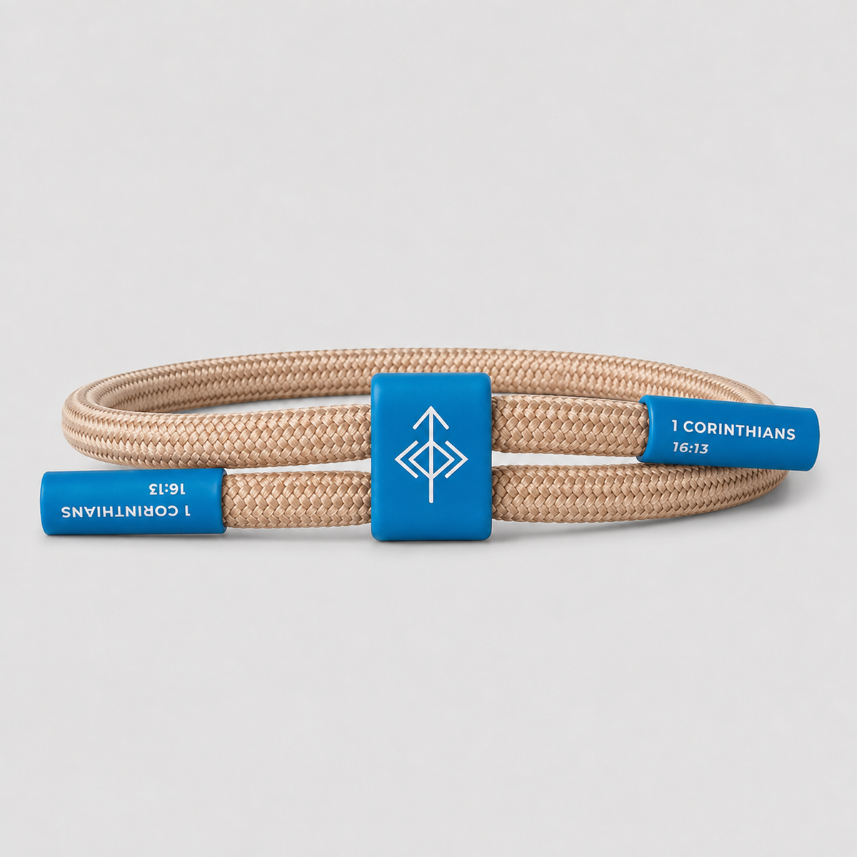 COURAGE + STRENGTH Christian Cord Bracelet