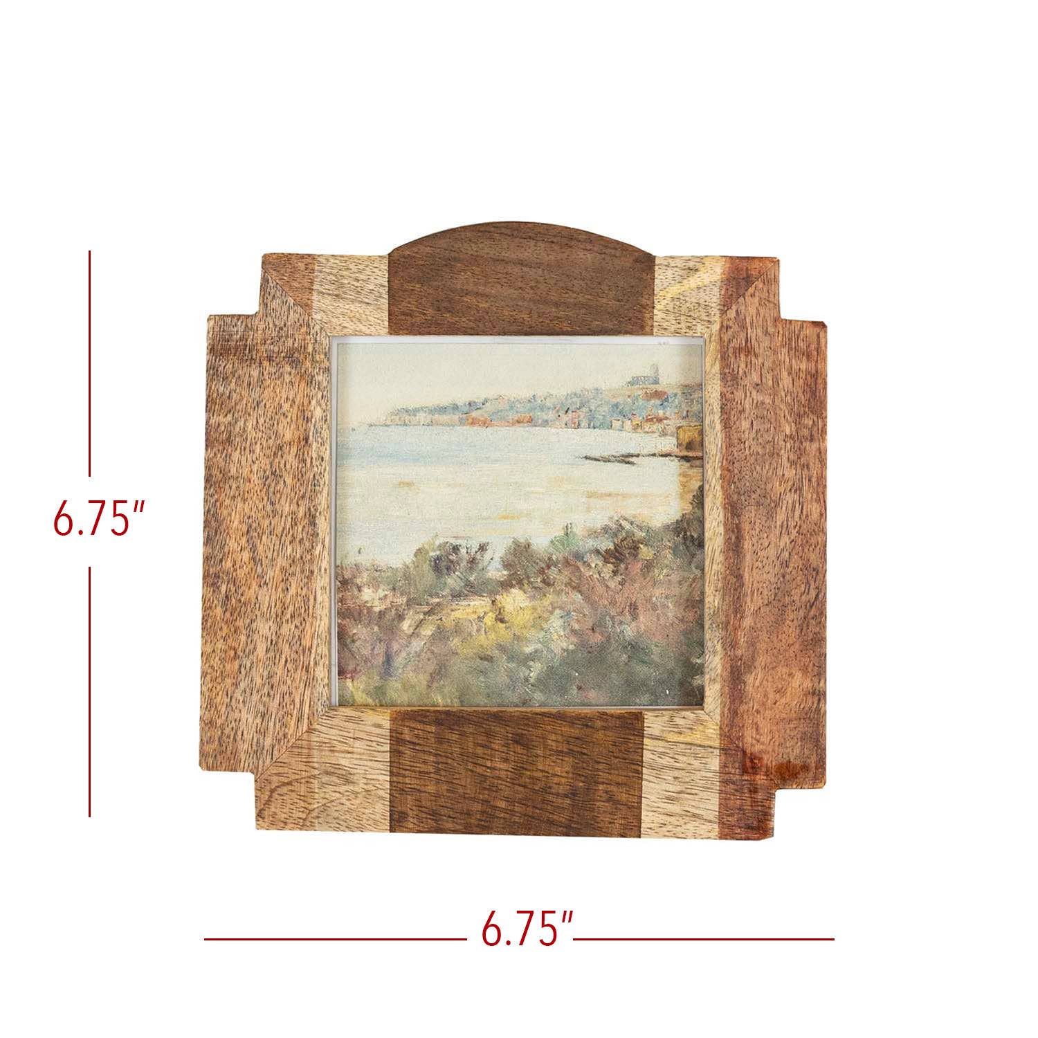 4x4 Florence Photo Pieced Wood Picture Frame - Purpose + Passion Boutique