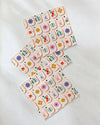 Pink Mahjong Tile Toss Dishcloth Set