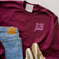 The Lord Is My Shepherd Pullover - Maroon