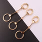 Western Horse Hoof Gold Alloy Scarf Slide