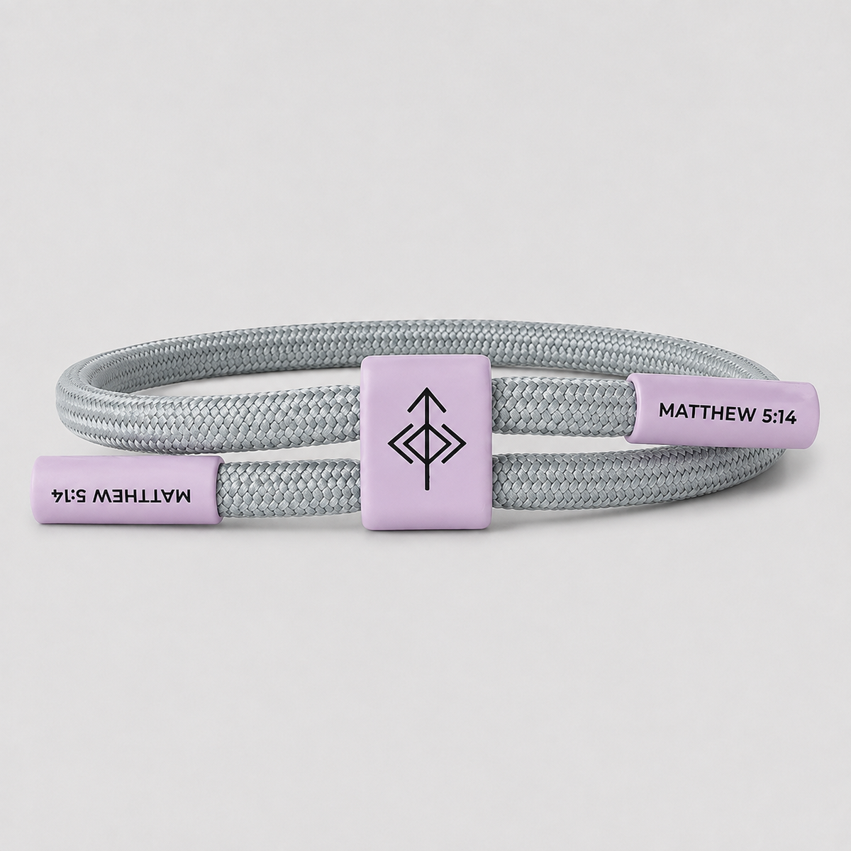 BE THE LIGHT Christian Cord Bracelet