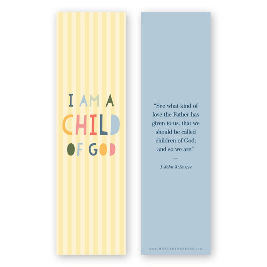 Child of God Bible Verse Bookmark