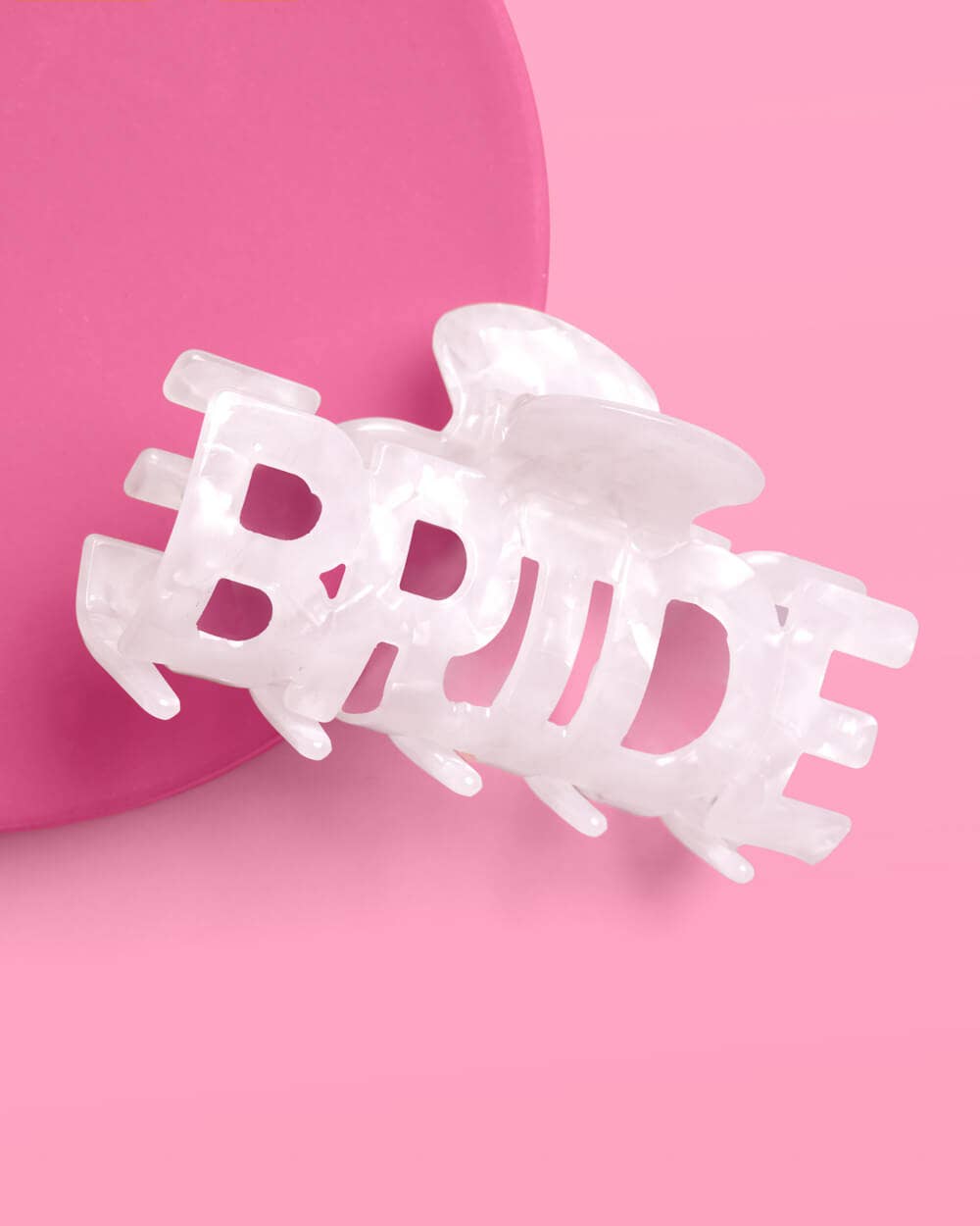 Bride Word Claw Clip