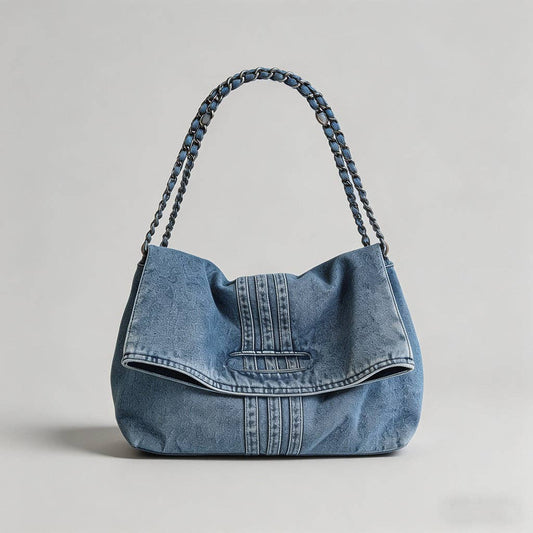 Denim Blue Tote Bag