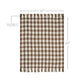 Cocoa Brown Heritage Check Throw Blanket with Fringe [50x60]