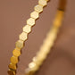 18K Gold Plated Hexagon Stainless Steel Bangle