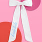 Bride To Be Embroidered Hair Bow