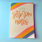 Retro Stripe Sermon Notes: 3-Color Crosses Journal