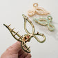 Garden Ribbon Metal Bow Large Claw Clip