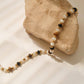 18K Gold Non-Tarnish Boho Beaded Necklace