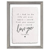 Love You Longer Floating Art Rectangle