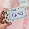 Emergency Elastics Travel Tin with 20 Hair Ties