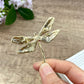Rhinestone Dragonfly Metal Brooch