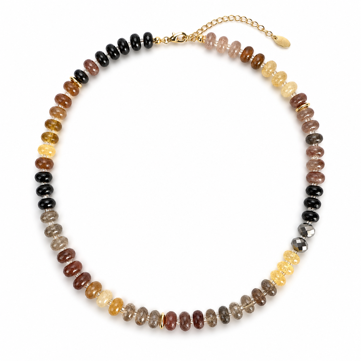 Amber Garden Natural Stone Beads Necklace