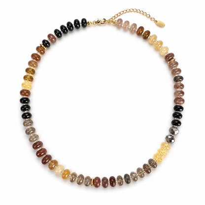 Amber Garden Natural Stone Beads Necklace