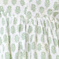Ivory/ Sage Woven Eyelet Top