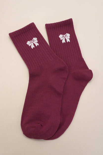 Bow Crew Socks