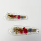 Real Pressed Flowers Hair Clip