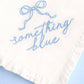 Something Blue Embroidered Handkerchief