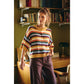 Mustard Multi-Stripe Button Down Cardigan